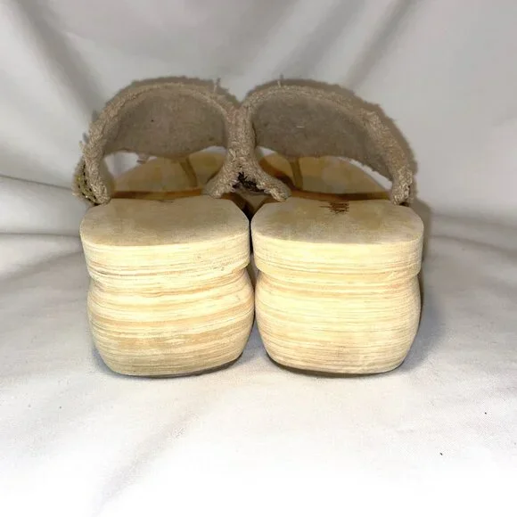 VTG Y2K Skechers CALI Size 8.5 Slip On Cut Out Block Heel Metallic Detail - Picture 5 of 9